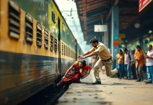 वीडियो: रेलवे कर्मचारी की फुर्ती से चलती ट्रेन के नीचे गिरने से बची महिला की जान, लोग बोले- किसी हीरो से कम नहीं