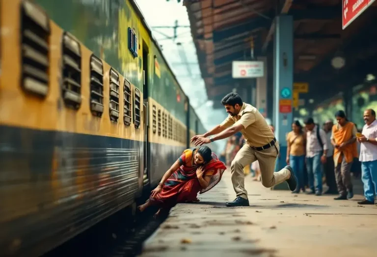 वीडियो: रेलवे कर्मचारी की फुर्ती से चलती ट्रेन के नीचे गिरने से बची महिला की जान, लोग बोले- किसी हीरो से कम नहीं