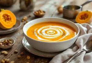 बटरनट कद्दू सूप 4 सामग्री से : अल्ट्रा क्रीमी, बेहद आरामदेह वेलूटे