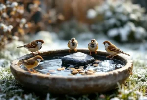 बगीचे के पक्षी : जब पानी जम जाए, यह 0 € की आसान तरकीब उन्हें सर्दियों में बचाती है (और स्की स्टेशन में एक अहम मुद्दा दिखाती है)