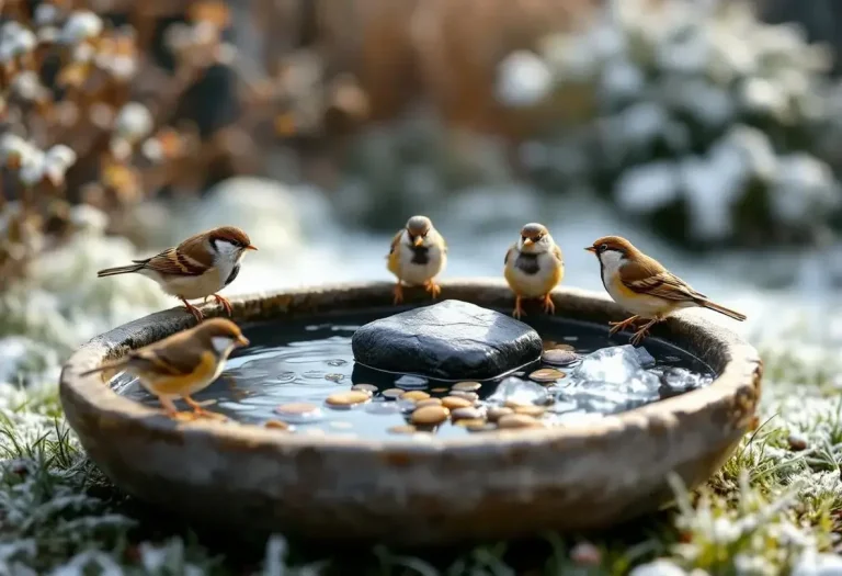 बगीचे के पक्षी : जब पानी जम जाए, यह 0 € की आसान तरकीब उन्हें सर्दियों में बचाती है (और स्की स्टेशन में एक अहम मुद्दा दिखाती है)