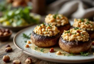 ये भरवां मशरूम त्योहारों की बची हुई पोल्ट्री को निखारने के लिए एकदम परफ़ेक्ट हैं