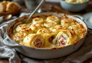 फोंडेंट का धमाका और सर्दियों की ख़ुशबू : ये पनीर से अल्ट्रा ग्रेटिन किए हुए लहसुनदार पोरो‑जाम्बोन रोल्स वादा करते हैं एक अल्ट्रा क्रीमी पारिवारिक डिनर