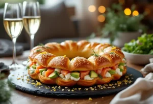 नए साल पर: स्मोक्ड सैल्मन वाली यह आकर्षक शू पेस्ट्री क्राउन आपके सभी टोस्ट्स को अपेरिटिफ़ या स्टार्टर में पीछे छोड़ देगी