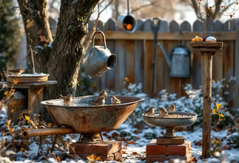 जो पुराने बागवानी औज़ार आप फेंकने वाले थे, वे इसी सर्दी चिड़ियों का पसंदीदा आश्रय बन सकते हैं