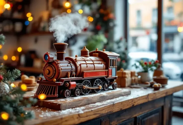 मार्सेय की अनोखी क्रिसमस कहानी : इस पूर्व cheminot ने Noël पर लोकमोेटिव के आकार की बûche बनाई !